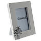 Picture frame with Tree of Life application in silver plated resin s3
