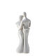 Married couple silver heart statue 12 cm s4