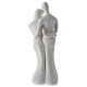 Brautpaar mit silberfarbenem Herz, Statue, 25 cm s4