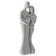 Statue of lovers with a silver heart 9 in s3