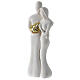 Statue of lovers with a golden heart 9.1 inches s2