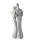 Statue of lovers with a golden heart 9.1 inches s4