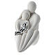 Resin favour, sitting family with silver baby, 4 in s1