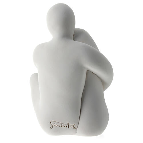 Silver plated baby sitting family favor 10 cm 4