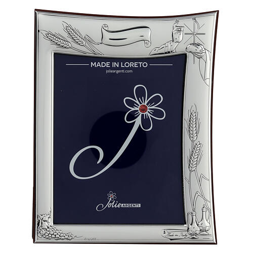 Holy Communion favour, bilaminate picture frame, 9x7 in 1