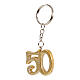 Souvenir key ring, resin 50 with glitter, 1.2x1.6 in s2
