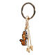 Wooden chalice keychain party favor 3x2 cm s2