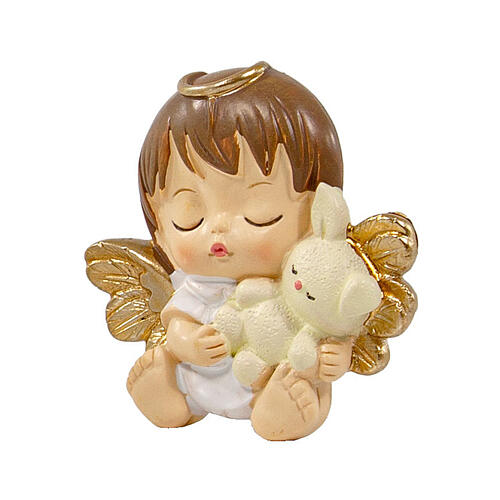 Religious favour, resin angel-shaped magnet, assorted models, 2.5x2 in 4