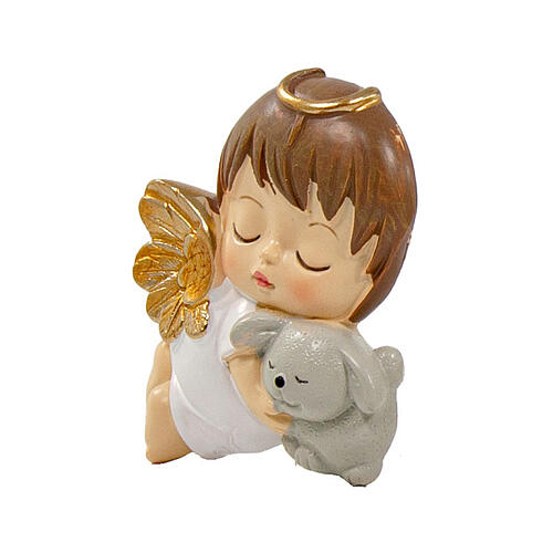 Religious favour, resin angel-shaped magnet, assorted models, 2.5x2 in 6