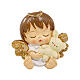 Religious favour, resin angel-shaped magnet, assorted models, 2.5x2 in s3