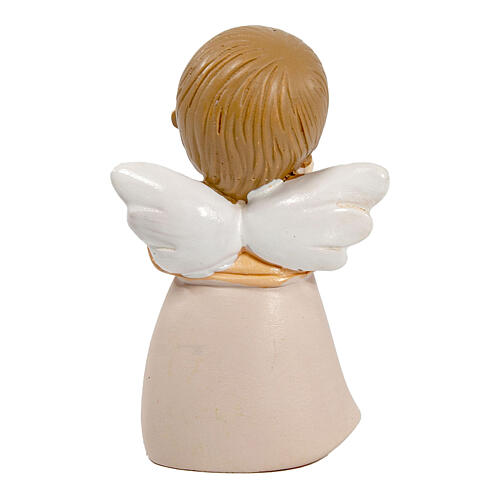 Resin favour, angel with Communion symbols, 3 in 3