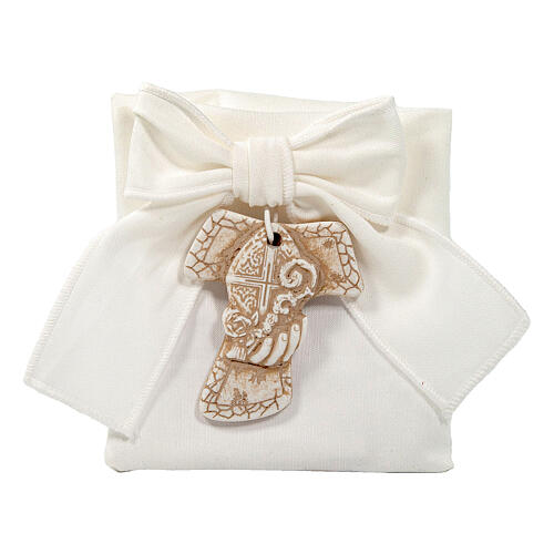 Confirmation favor bag with panama bow 10 cm 1