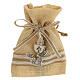 Jute bag for favours with chalice, 5x4 in s1