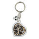Resin key ring with Tree of Life and little bell, 4 in s1