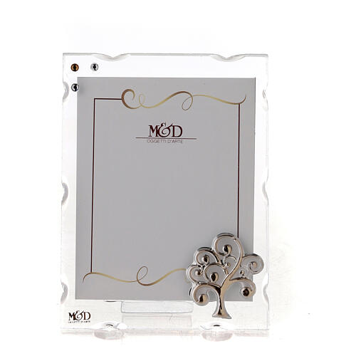 Glass picture frame with Tree of Life, 4x3 in 1