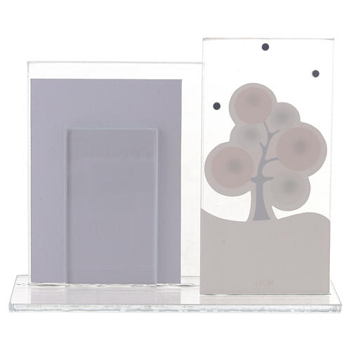 Glass picture frame with Tree of Life, 3.5x2.5 in 4