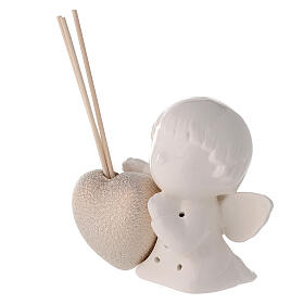 LED resin oil reed diffuser Angel with Heart 10 cm