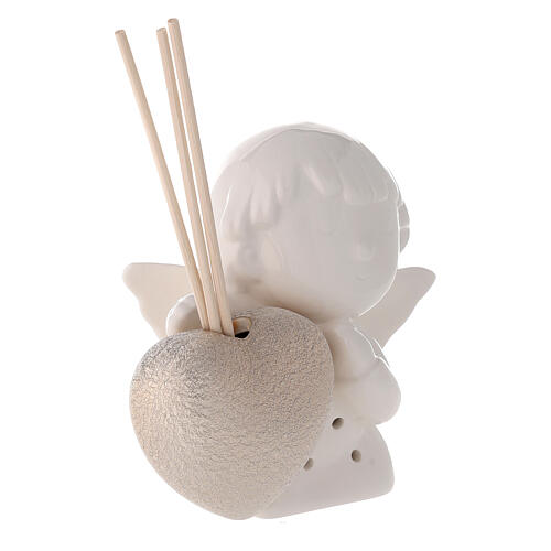 LED resin oil reed diffuser Angel with Heart 10 cm 3
