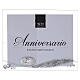 Portafoto vetro anniversario 25 anni 20x25 cm  s1