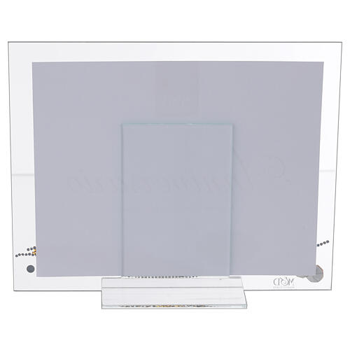 Glass picture frame for 50th anniversary, 10x8 in 4
