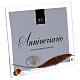 Glass picture frame for 50th anniversary, 10x8 in s3