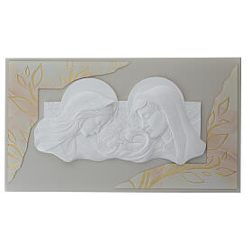 Resin headboard with Holy Family 28x16 in