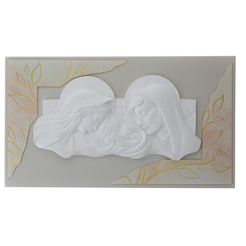 Resin headboard with Holy Family 28x16 in 1
