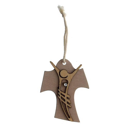First Communion hanging favour, stylised cross, 2.5 in 2