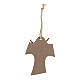 Stylized wooden cross hanger 6 cm First Communion s3