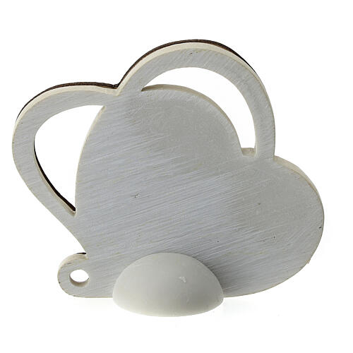 Heart-shaped favour with Holy Family, Wedding, 3 in 4