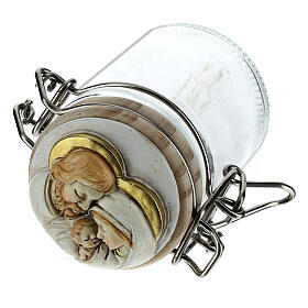 Jar for Wedding favour, Holy Family, 3 in