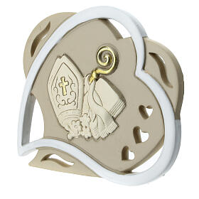 Confirmation favor icon with hearts 10 cm