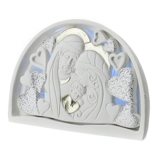 Lembrancinha iluminada Casamento com Sagrada Família 8 cm 2
