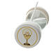 White hourglass with chalice, Communion favour, 4 in s4
