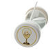 Hourglass favor for Communion white chalice 10 cm s4