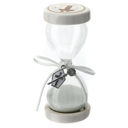 White hourglass with chalice, Confirmation favour, 4 in 1