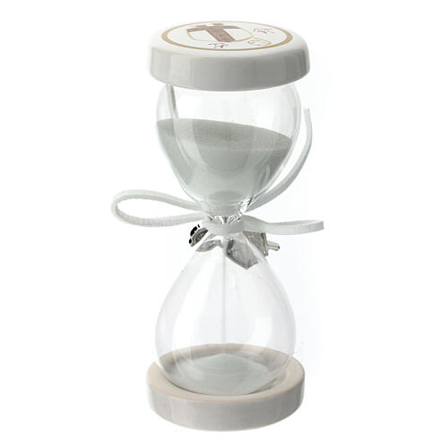 White hourglass with chalice, Confirmation favour, 4 in 3