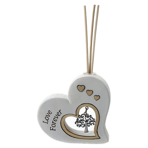 Wooden heart reed diffuser favor 10 cm 1