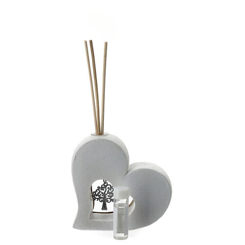 Wooden heart reed diffuser favor 10 cm 5
