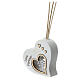 Wooden heart reed diffuser favor 10 cm s3