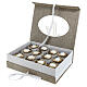 Box for First Communion favours, 12 pieces, fabric, 8 in s4