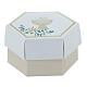 First Communion box with chalice and JHS, 2x4x3 in s1
