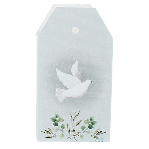 Confirmation box with dove, 3x2.5x1.5 in 2
