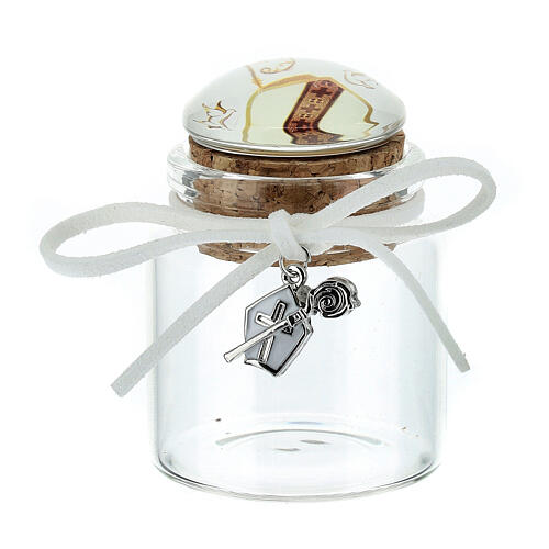 Glass jar, Confirmation favour, 2.5x1.5x1.5 in 1