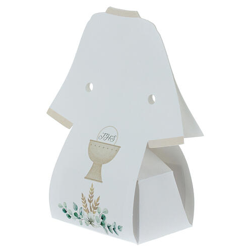  First Communion paper box tunic 12x6x5 cm 2