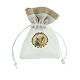 Net bag for First Communion favours, chalice and JHS, 5x3.5 in s2