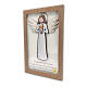 Wooden hanging favour, Angel of First Communion s4