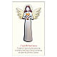 Wooden Angel for First Communion favor hanging s1