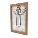 Wooden Angel for First Communion favor hanging s4