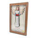 Wedding favor Angel of the bride and groom with wooden rings s4